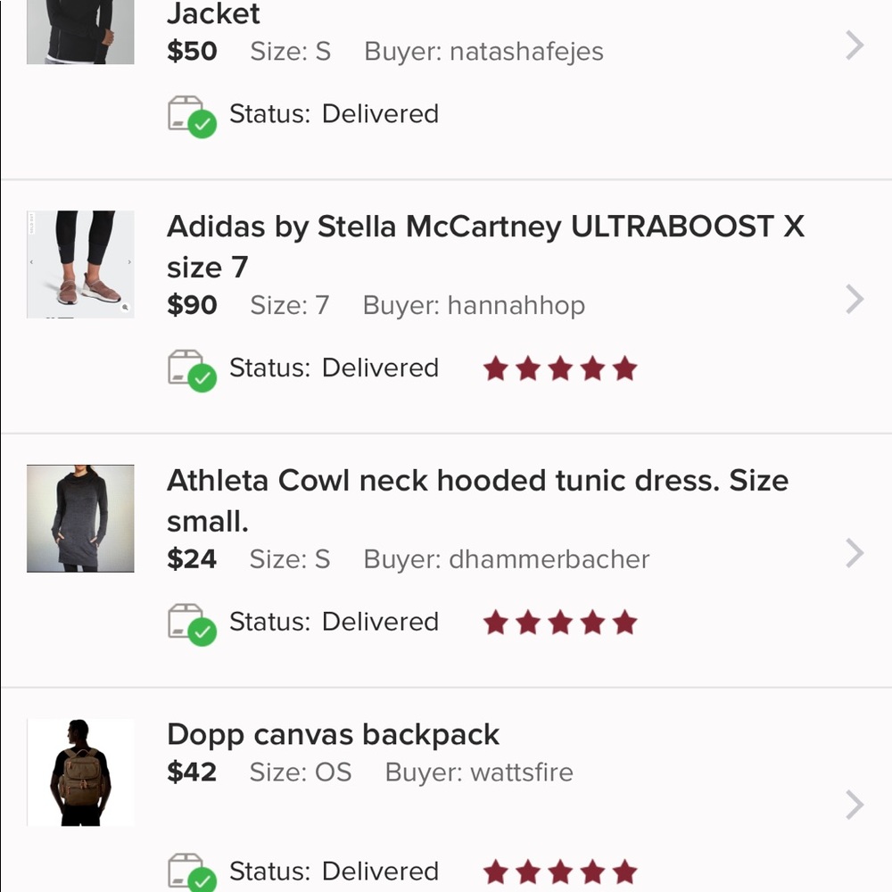 Thank you all for purchasing my items!